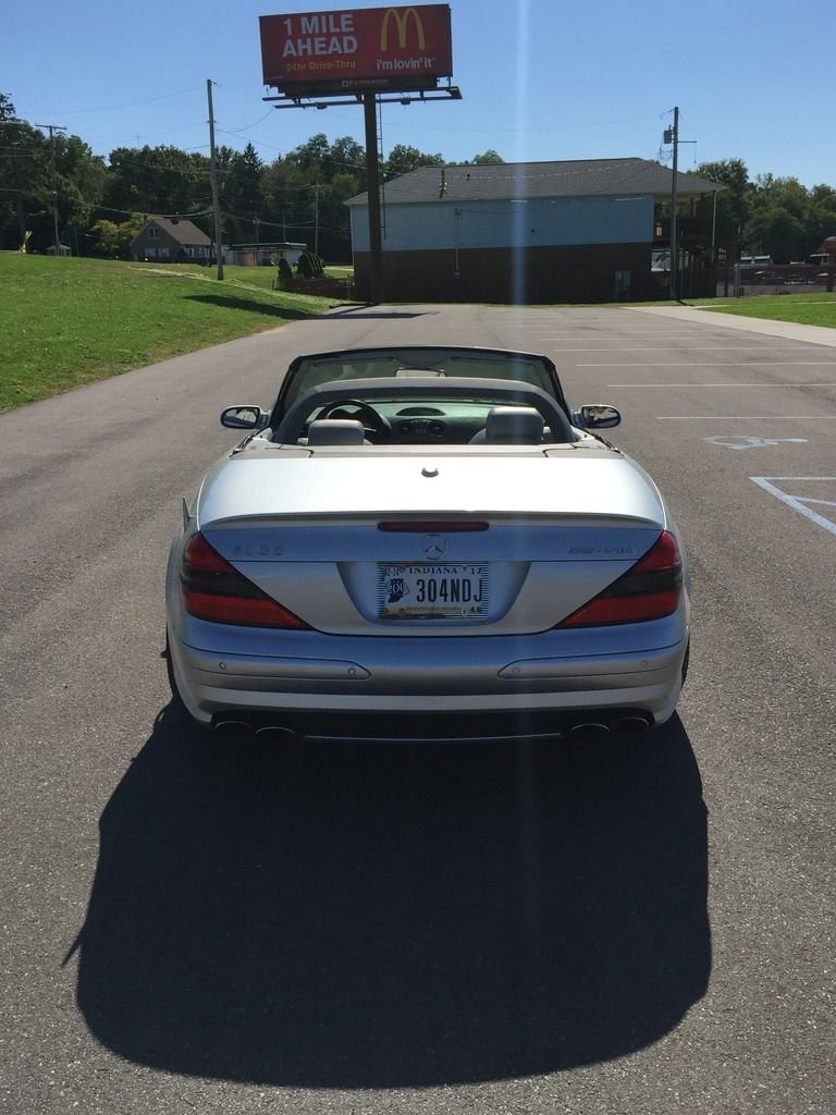 2006 Mercedes-Benz SL55 AMG - 2006 SL 55 AMG - Used - VIN WDBSK74FX6F114683 - 48,338 Miles - 8 cyl - 2WD - Automatic - Convertible - Silver - Laporte, IN 46350, United States