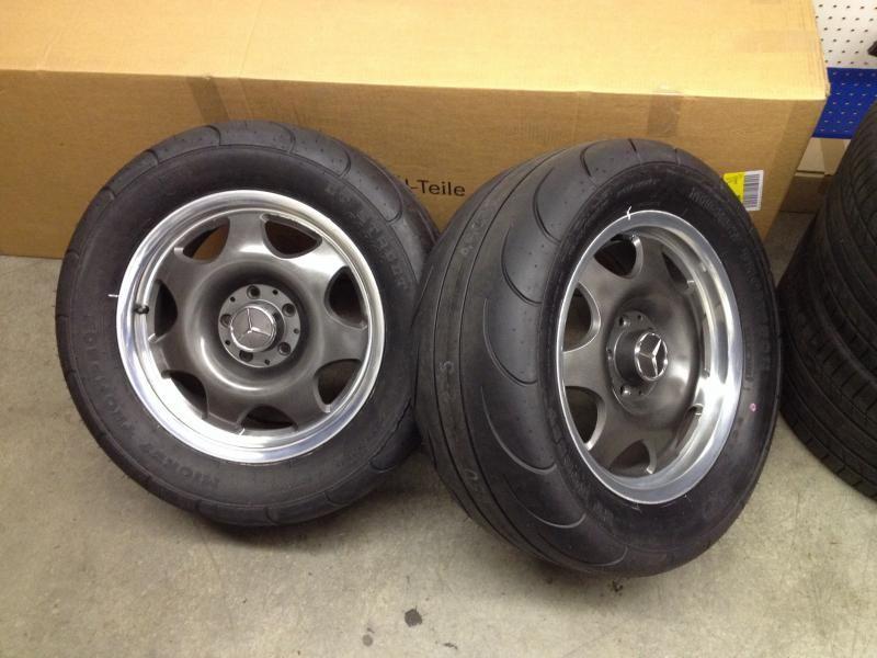 Wheels and Tires/Axles - W2B CLK 16" wheels, I need 2. - Used - Abu Dhabi, United Arab Emirates