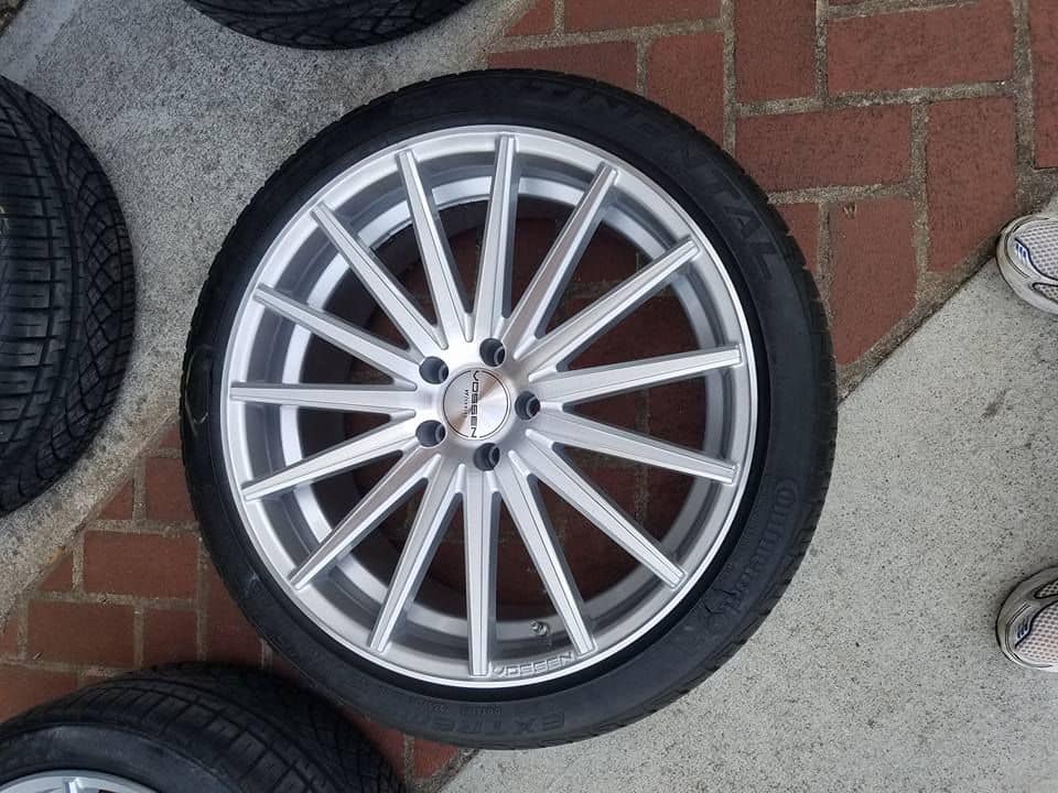 Wheels and Tires/Axles - Vossen Wheels 20 Inch VFS2 Silver/Polished Face 20x9 Mercedes Rims +32 5x112 - Used - 2010 Mercedes-Benz S550 - Decatur, GA 30033, United States