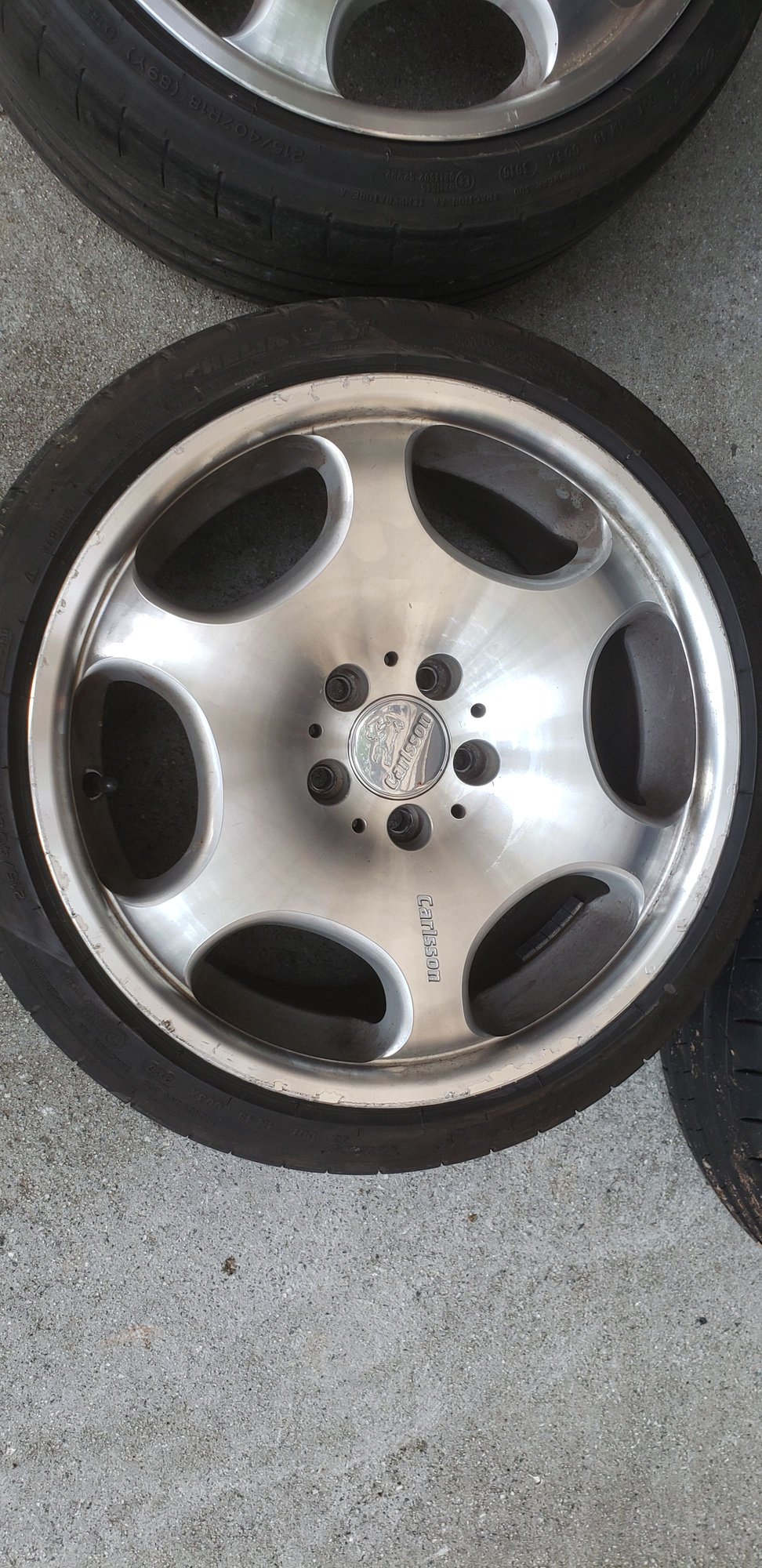 Wheels and Tires/Axles - Carlsson EVO Wheels 18" Set of 5, ET 40, W124 w140 w208 w210 w211 VW - Used - 1987 to 1995 Mercedes-Benz E320 - Atlanta, GA 30033, United States