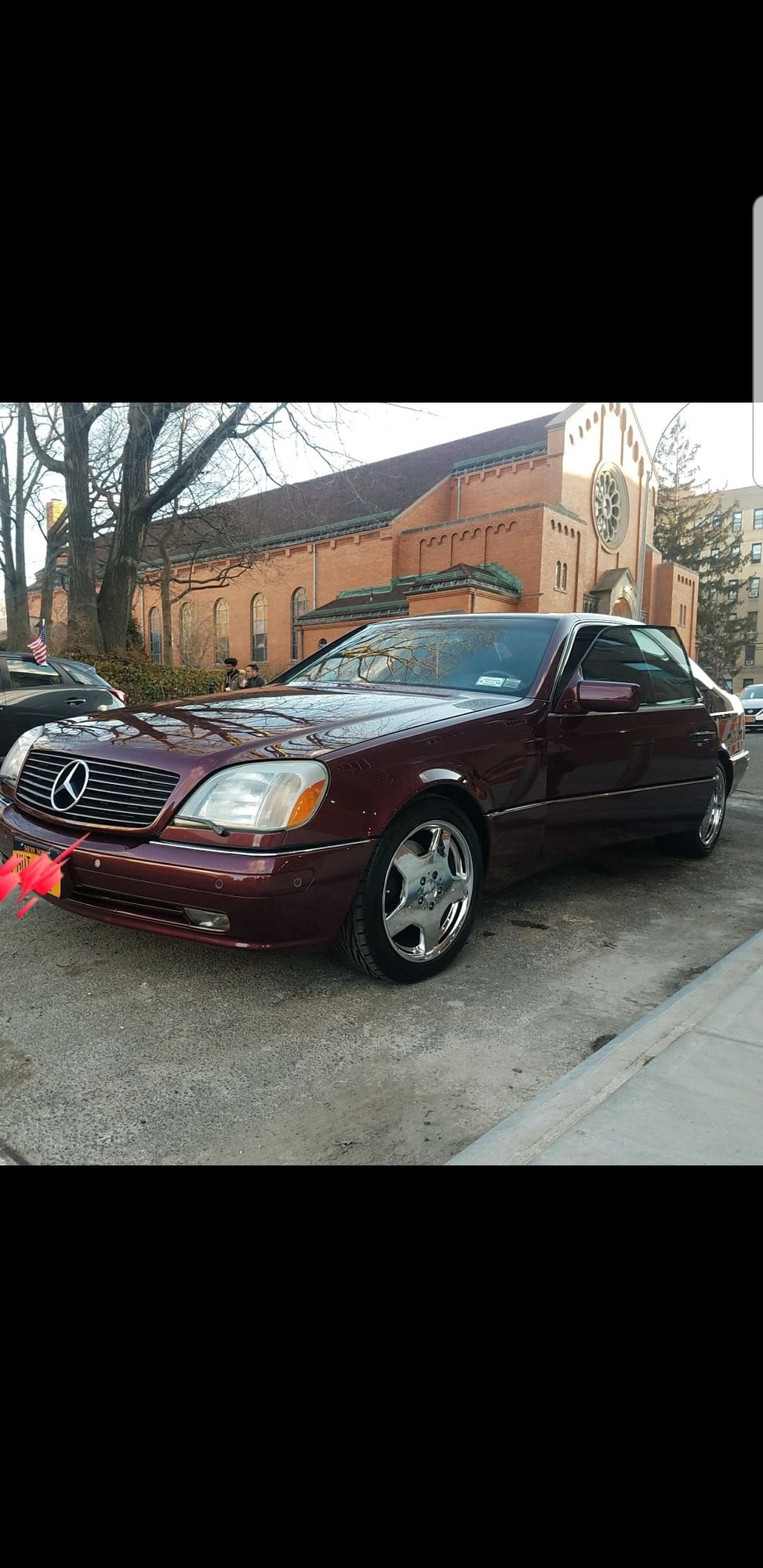 1999 Mercedes-Benz CL500 - Clean - Used - VIN 00000000000000000 - 44,000 Miles - 8 cyl - 2WD - Automatic - Coupe - Red - Pelham, NY 10465, United States