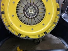 ACT 6-puck clutch installed