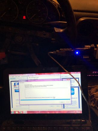 key is on, dash ismon radio is on and it cant find the ms3 pro pnp