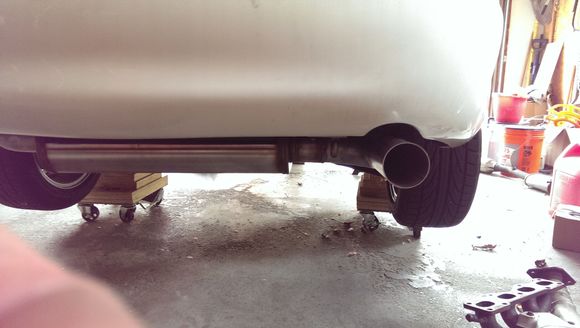 3" muffler outlet.