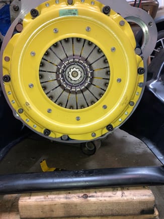 ACT 6-puck clutch installed
