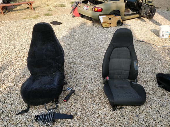 Goodbye seat covers