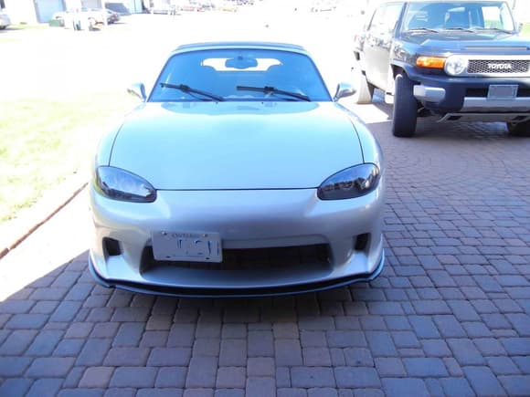 Miata's big mouth leaves plenty of air for the intercooler.