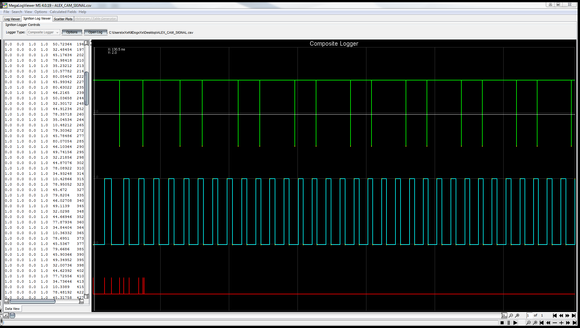 I got my friend Alex to take a log of his signal pattern and I am guessing this is what mine needs to look like.