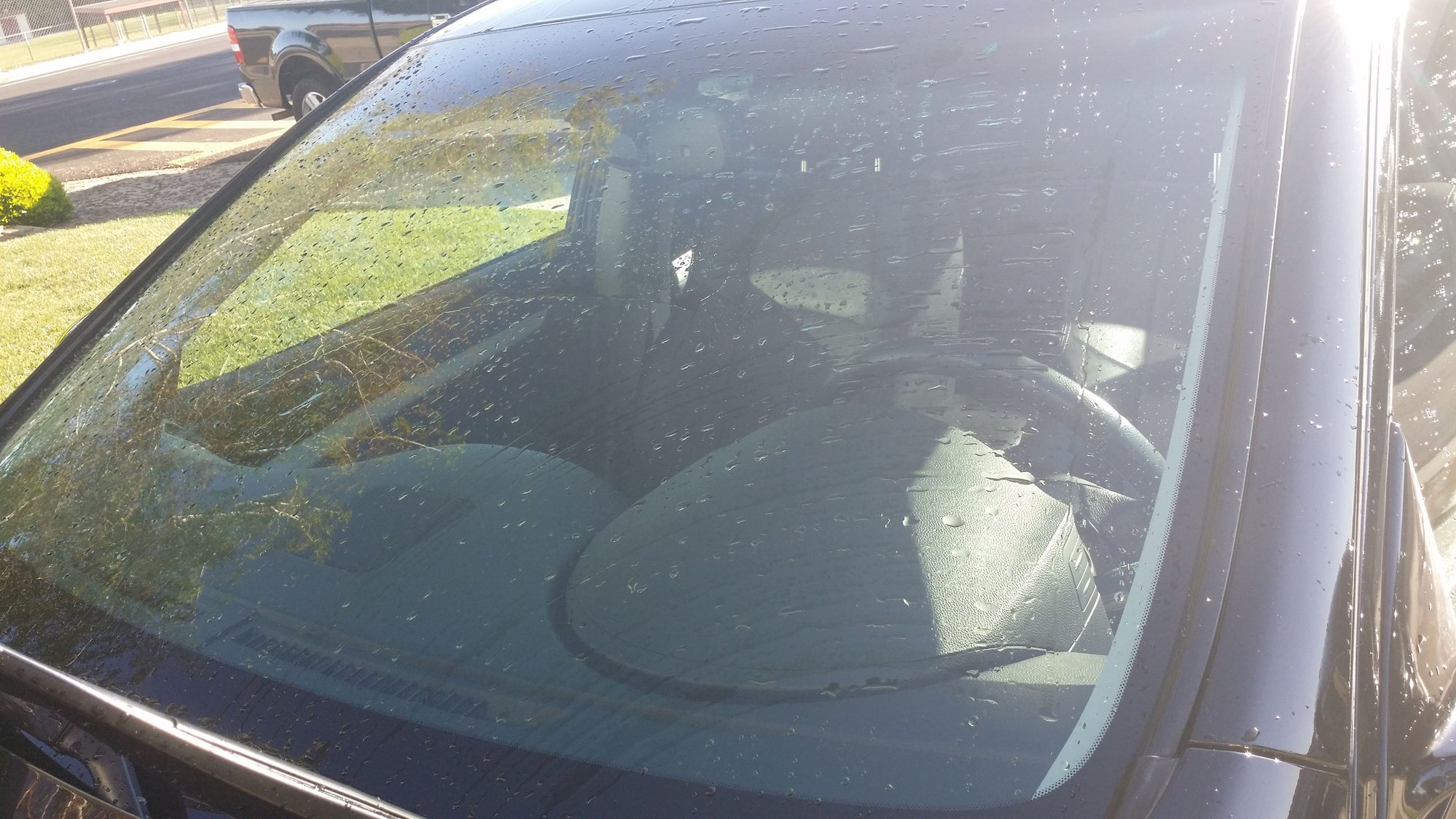 New windshield streaky MyG37