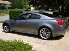 My baby on the driveway