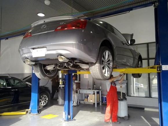 2009 G37s Coupe in Kuwait - First Check-up after 1500 KM