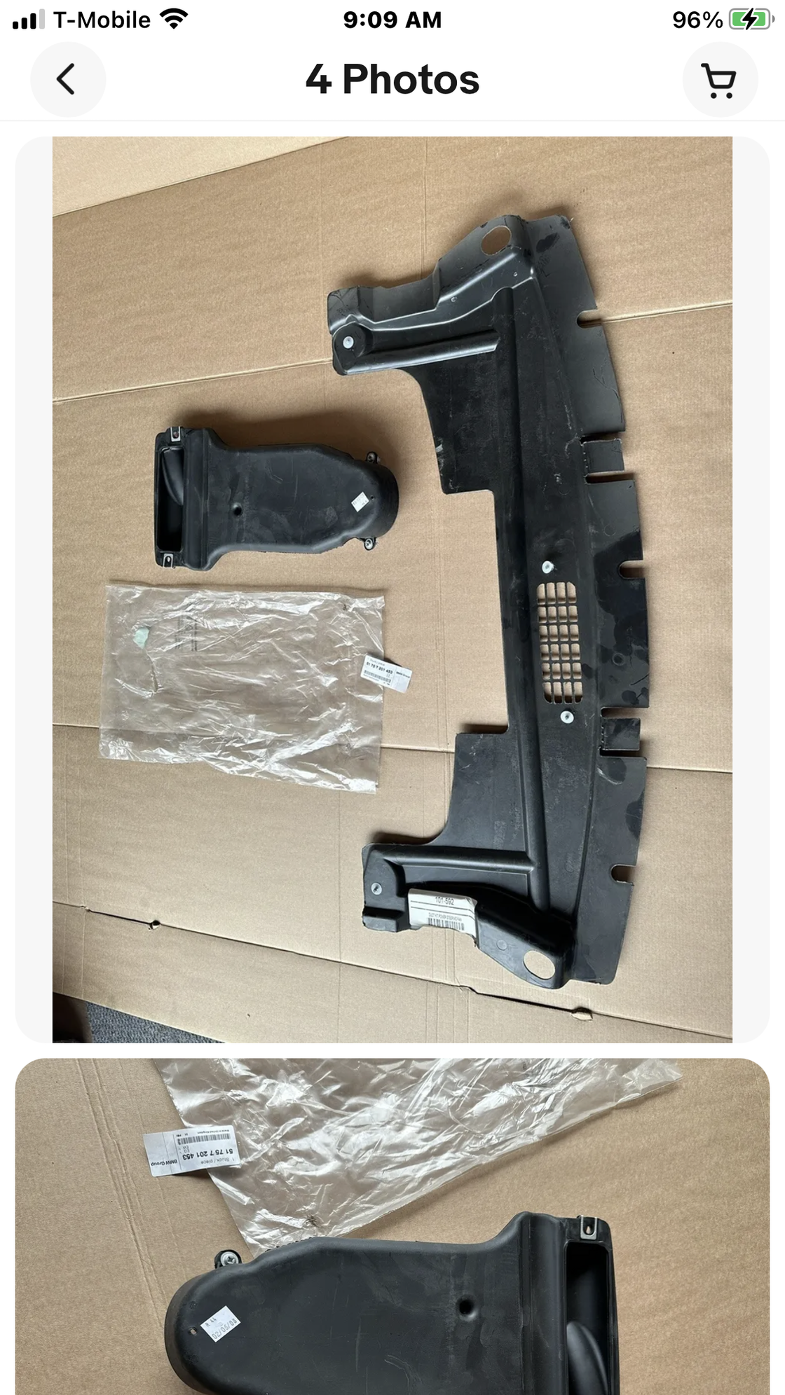 Exterior Body Parts - WTB: OEM MINI Air Ductwork for Power Steering Fan - New or Used - 2002 to 2008 Mini Cooper - Austin, TX 78738, United States