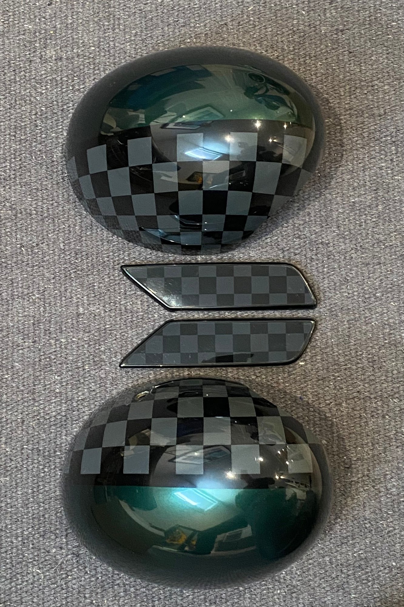 Exterior Body Parts - JCW Pro mirror caps - custom painted BRG 22 - Used - All Years  All Models - Montreal, QC H4X1G8, Canada