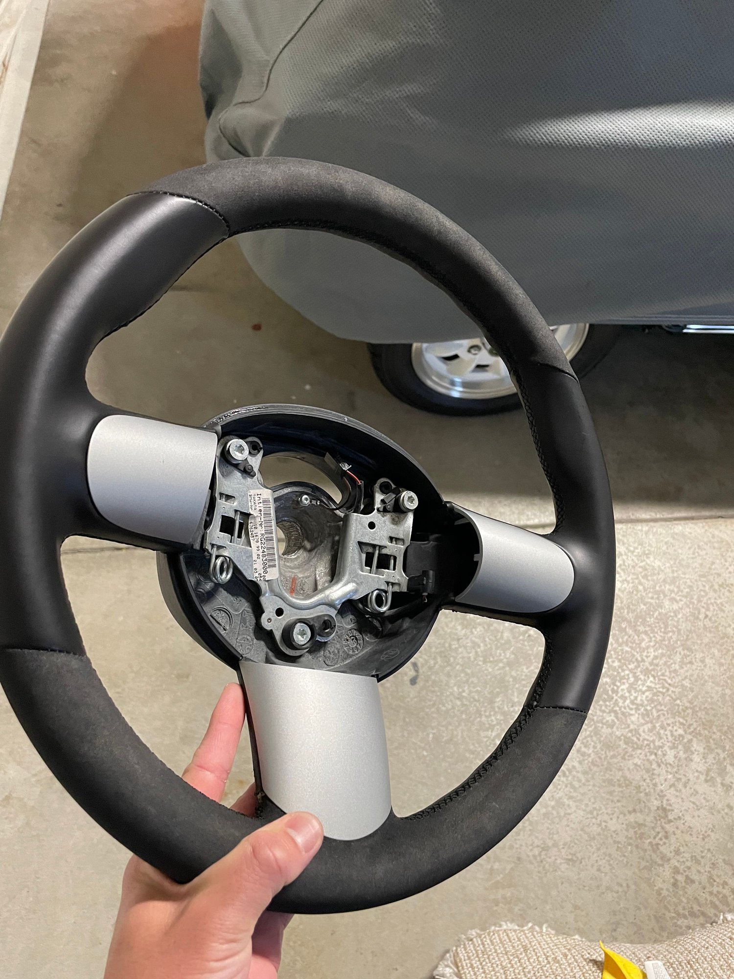 Interior/Upholstery - Custom R53 leather/alcantara steering wheel - Used - 0  All Models - Foster City, CA 94404, United States