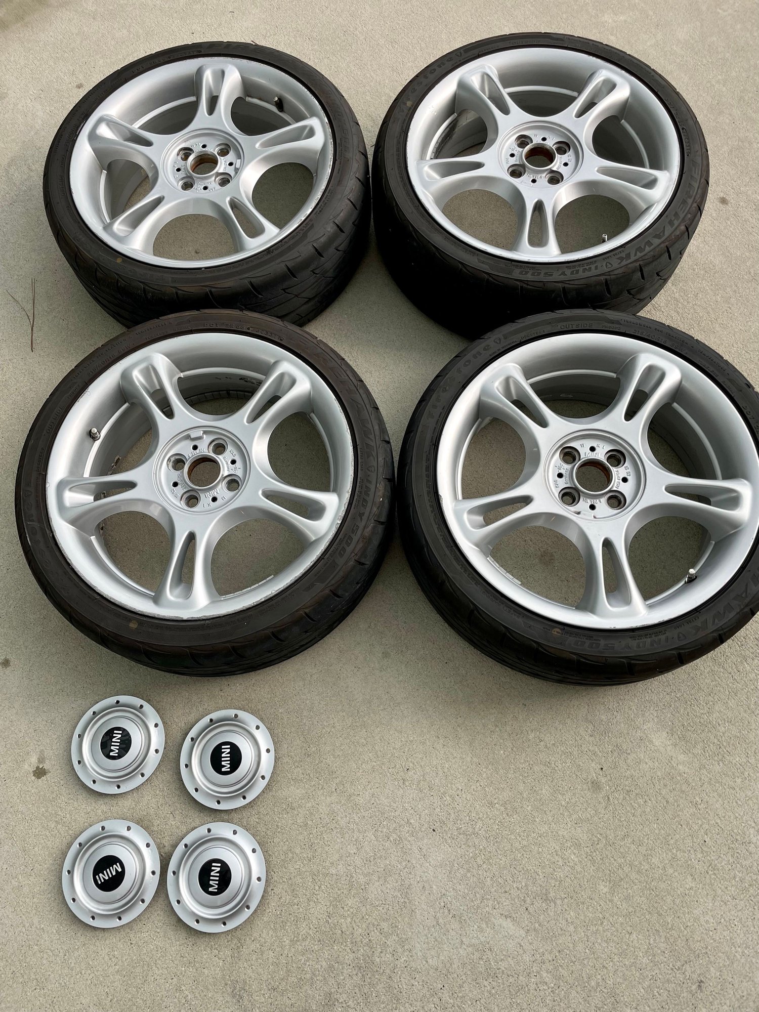 Wheels and Tires/Axles - OEM JCW R95 Wheels 18x7 w/ new tires - Used - 2002 to 2014 Mini All Models - Savannah, GA 31406, United States