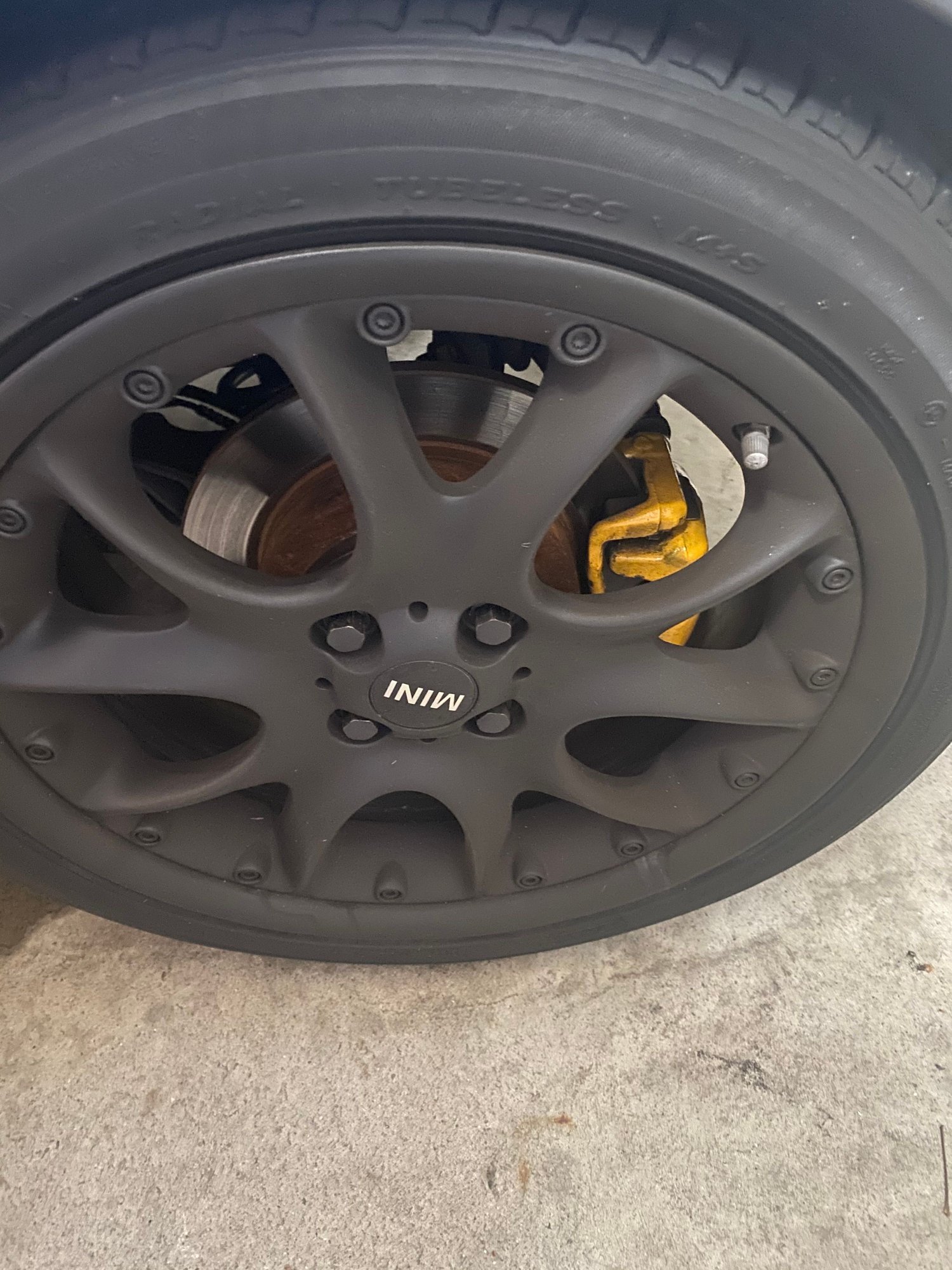 Wheels and Tires/Axles - R98 style Ronal wheel set 17x7 plasti dipped matte black. - Used - 2002 to 2013 Mini R56: "Mk II" Mini Hatch/Hardtop range - Bethel, CT 06801, United States