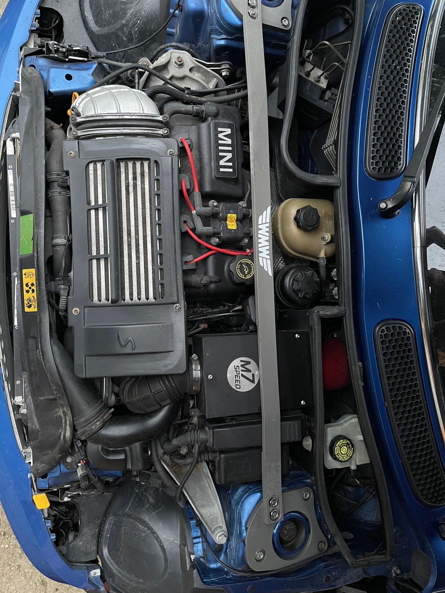 2006 Mini R53: "Mk I" Mini Cooper S - 1st gen - Used - VIN WMWRE33566TL23880 - 76,775 Miles - 4 cyl - 2WD - Manual - Hatchback - Blue - Plymouth, VT 05149, United States