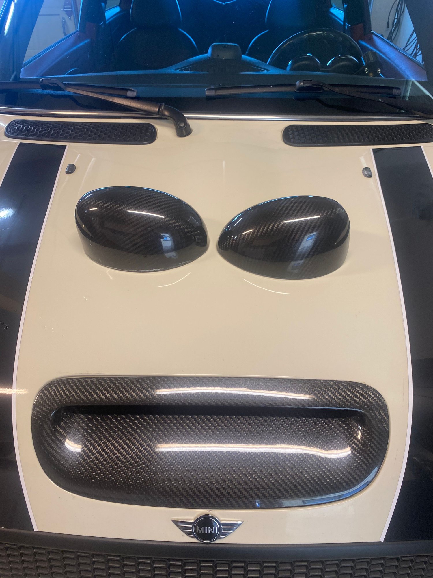 Exterior Body Parts - R53 jcw hood scoop and side mirrors - Used - 0  All Models - South San Francisco, CA 94080, United States