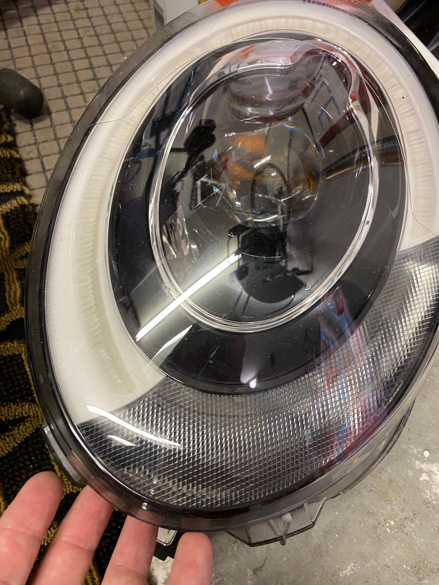 F56 cornering led headlights. Like new North American Motoring