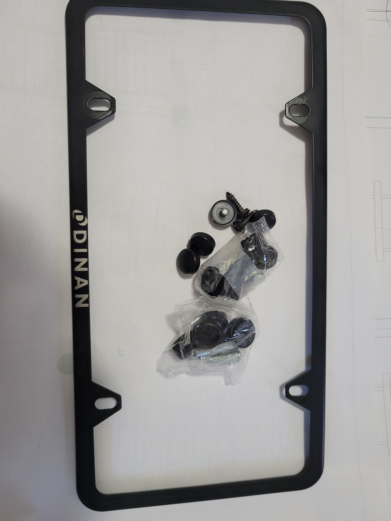 Miscellaneous - Dinan SlimLine License Plate frame - Used - 2014 to 2019 Mini F56: Mini Hatch/Hardtop - Seekonk, MA 02771, United States