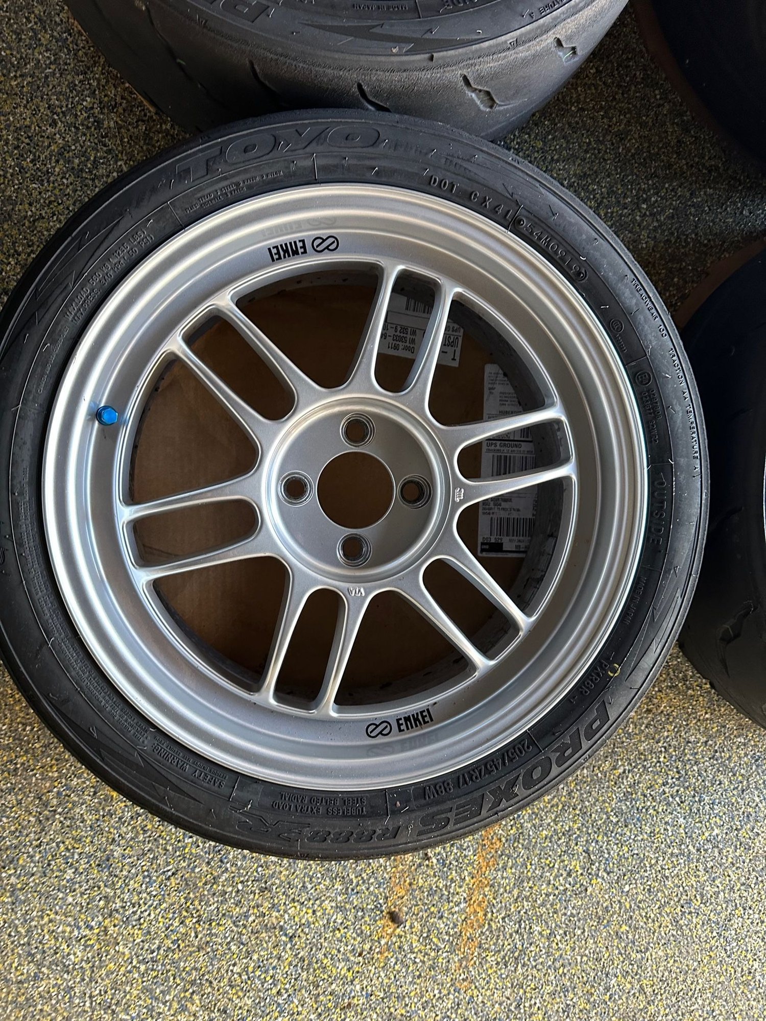 Wheels and Tires/Axles - MINI Lightweight Enkei Racing Wheels with Toyo Proxes R888R Tires - Used - 0  All Models - Richfield, WI 53033, United States
