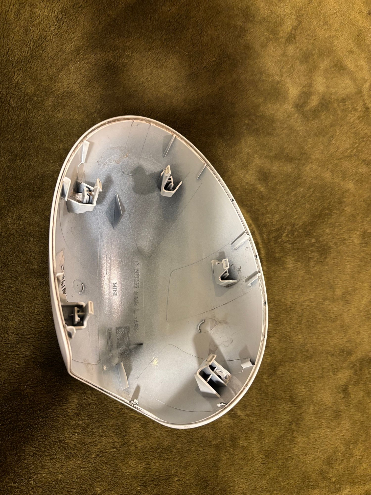 Exterior Body Parts - White Power Folding Side Mirror Covers (R56& more) - Used - All Years  All Models - Middletown, CT 06457, United States