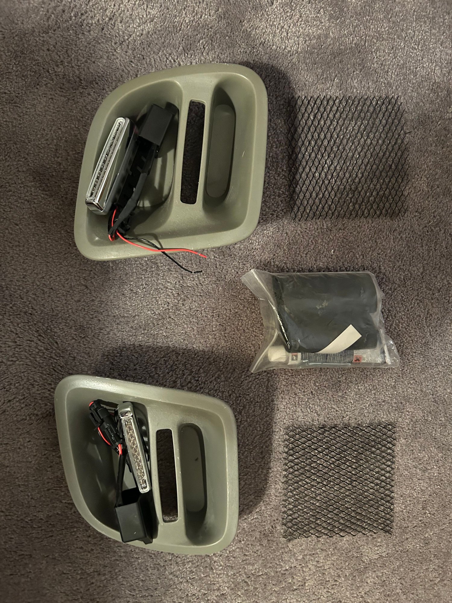 Exterior Body Parts - JCW DRL fog light grilles/covers - New - 2007 to 2013 Mini R56: "Mk II" Mini Hatch/Hardtop range - 2007 to 2013 Mini R55: "Mk II" Mini Clubman - 2007 to 2013 Mini R57: "Mk II" Mini Convertible - 2007 to 2013 Mini R59: Roadster - Littleton, CO 80127, United States