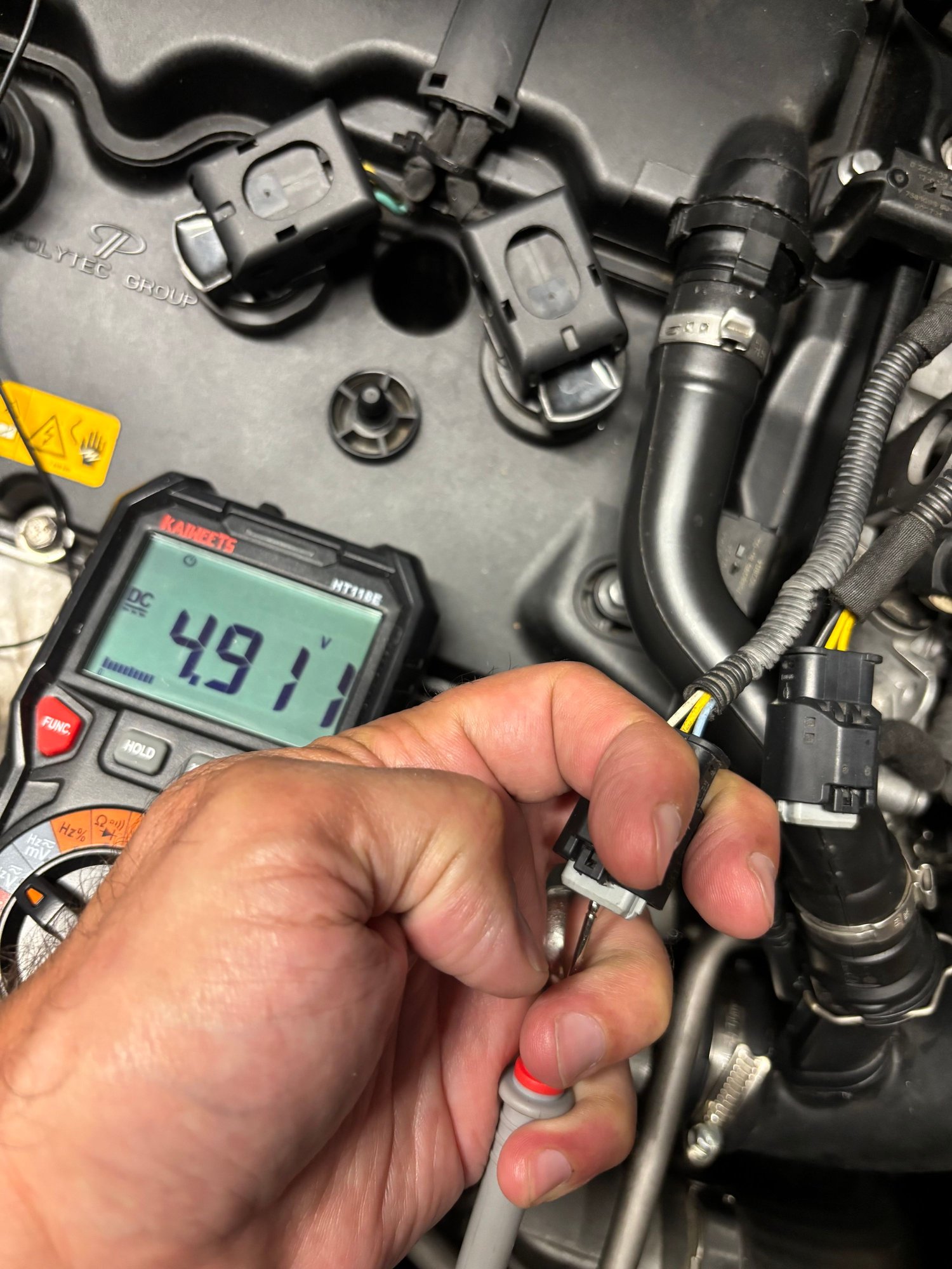 Camshaft sensor exhaust