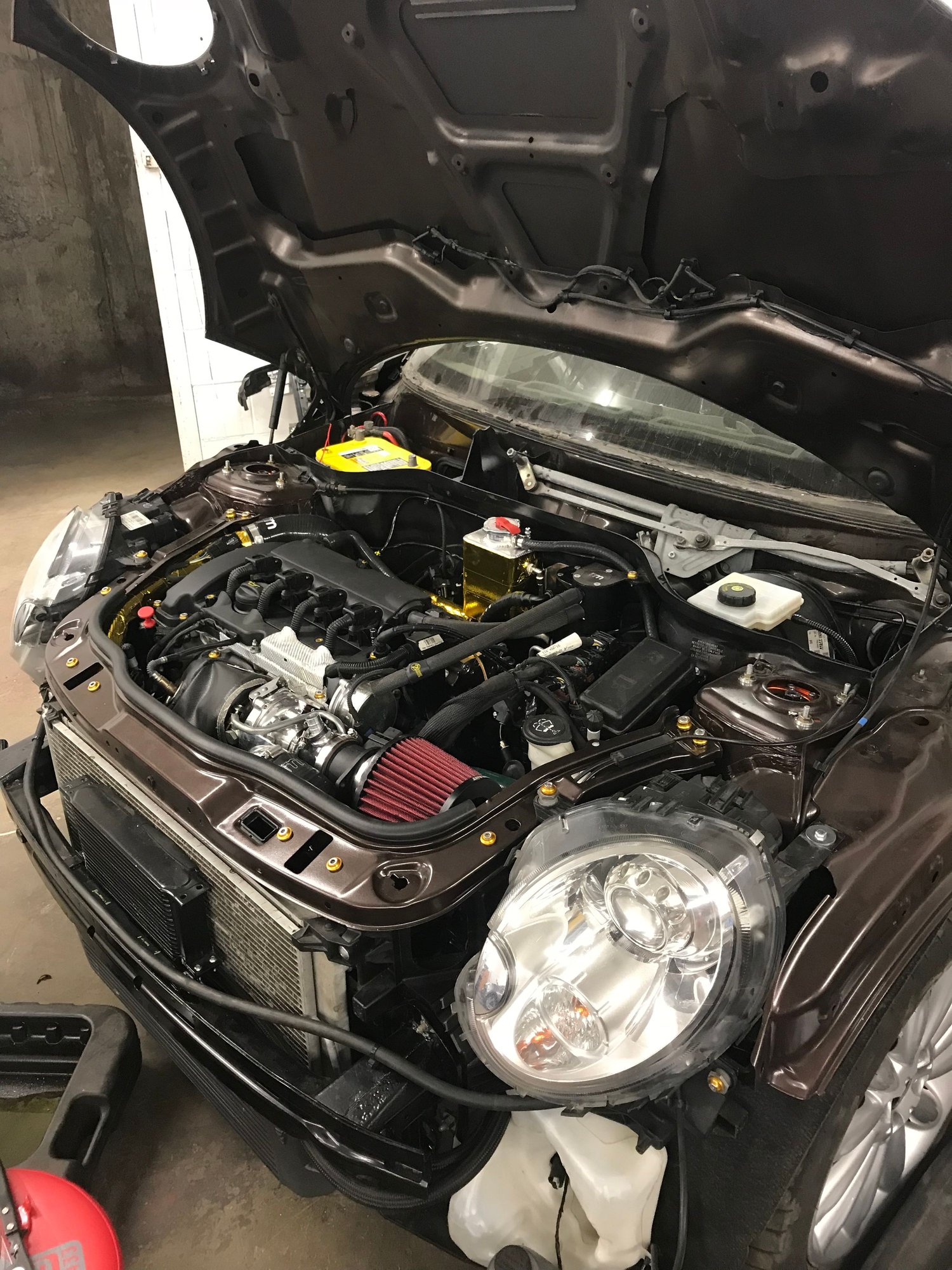 2010 Mini R56: "Mk II" Mini Hatch/Hardtop range - Mini Cooper S - Heavily Modified Project - Used - VIN WMWMF7C58ATX41140 - 80,000 Miles - 4 cyl - 2WD - Manual - Hatchback - Brown - Waterloo, ON N2L2J5, Canada