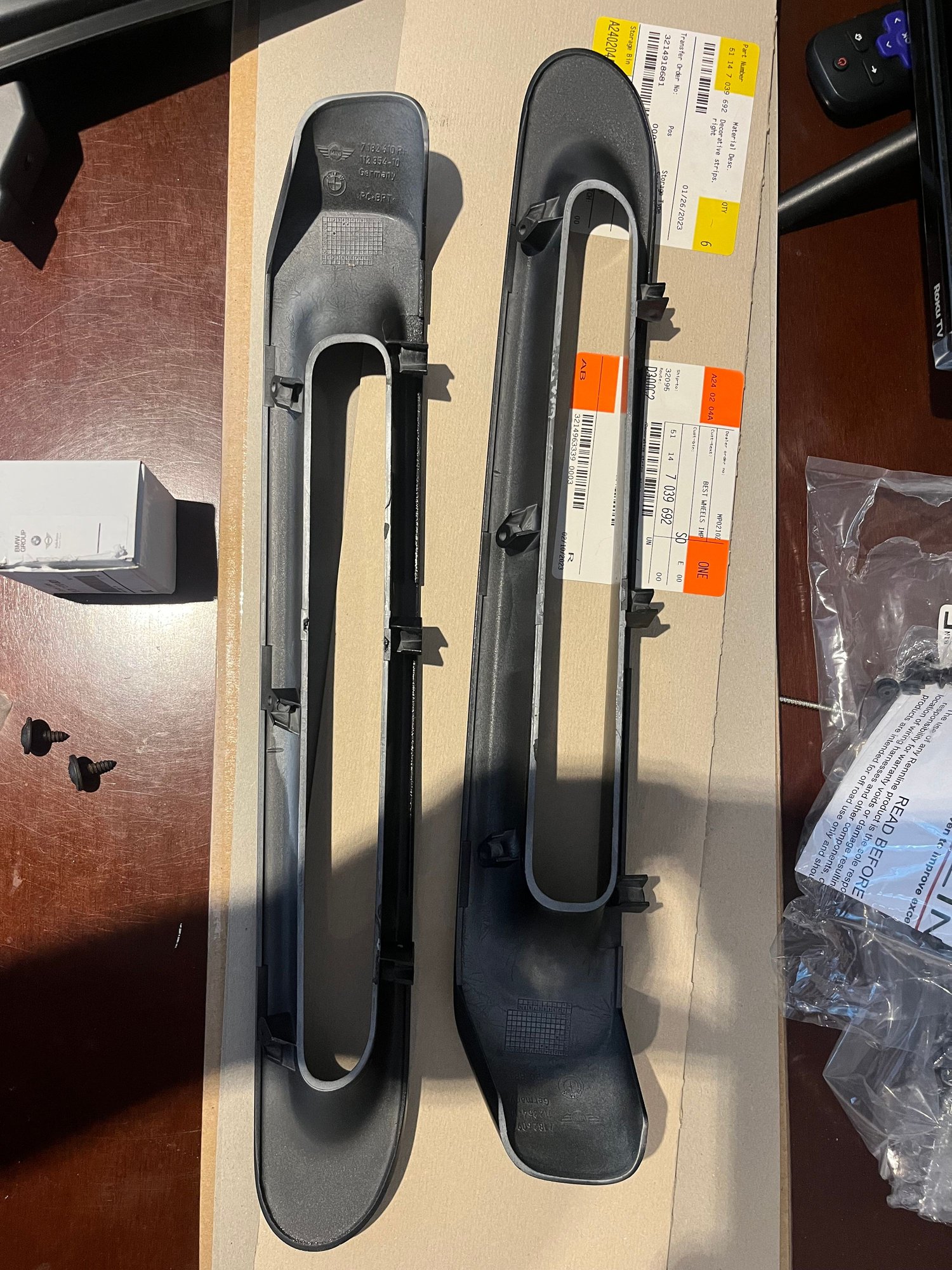 Exterior Body Parts - R53 GP1 Rear Bumper Inserts - New - 2002 to 2008 Mini R53: "Mk I" Mini Cooper S - Boston, MA 02125, United States
