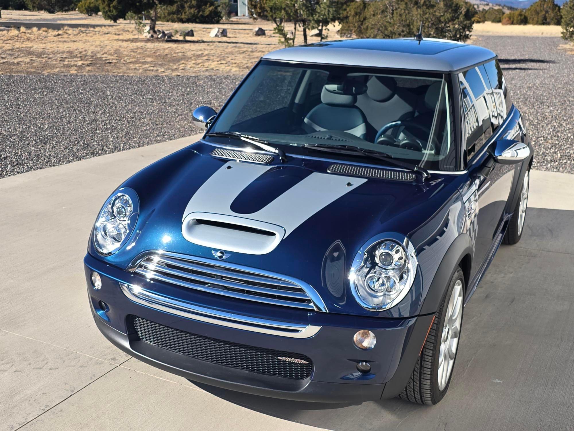 2006 Mini R53: "Mk I" Mini Cooper S - 2006 Factory-Built JCW Checkmate Edition (less than 11k total miles) - Used - VIN WMWRE33596TL23811 - 10,956 Miles - 4 cyl - 2WD - Manual - Hatchback - Blue - Eagar, AZ 85925, United States