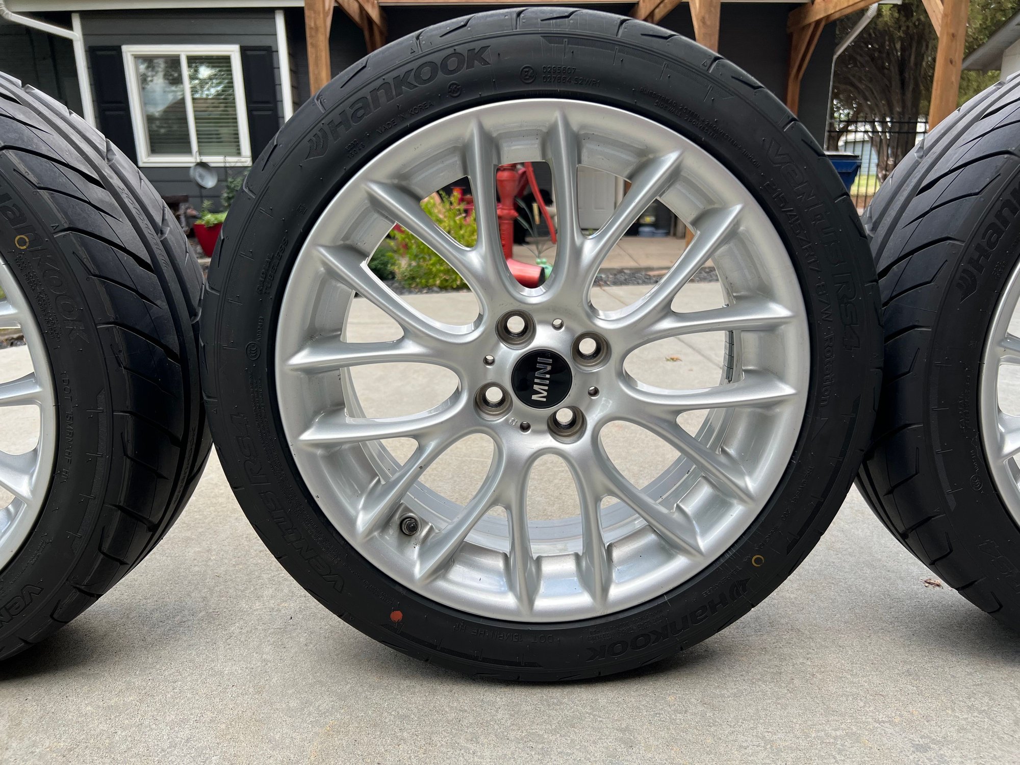 Wheels and Tires/Axles - R112 Wheels With Near New Hankook Ventus RS4 Tires and TPMS Monitors - Used - 2002 to 2013 Mini All Models - 0  All Models - Derby, KS 67037, United States