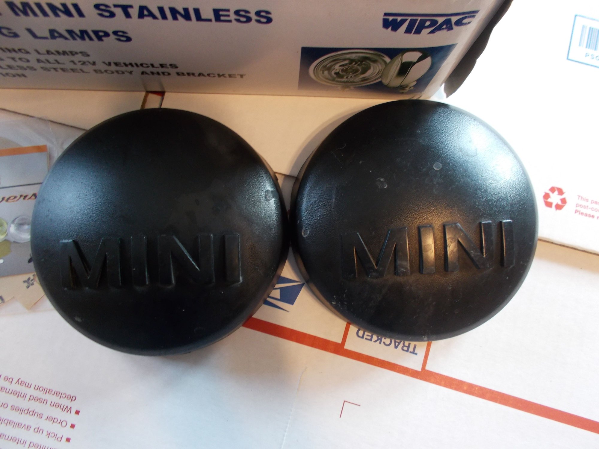 FS Wipac MINI 5 inch Stainless Steel Driving Lamps with MINI covers