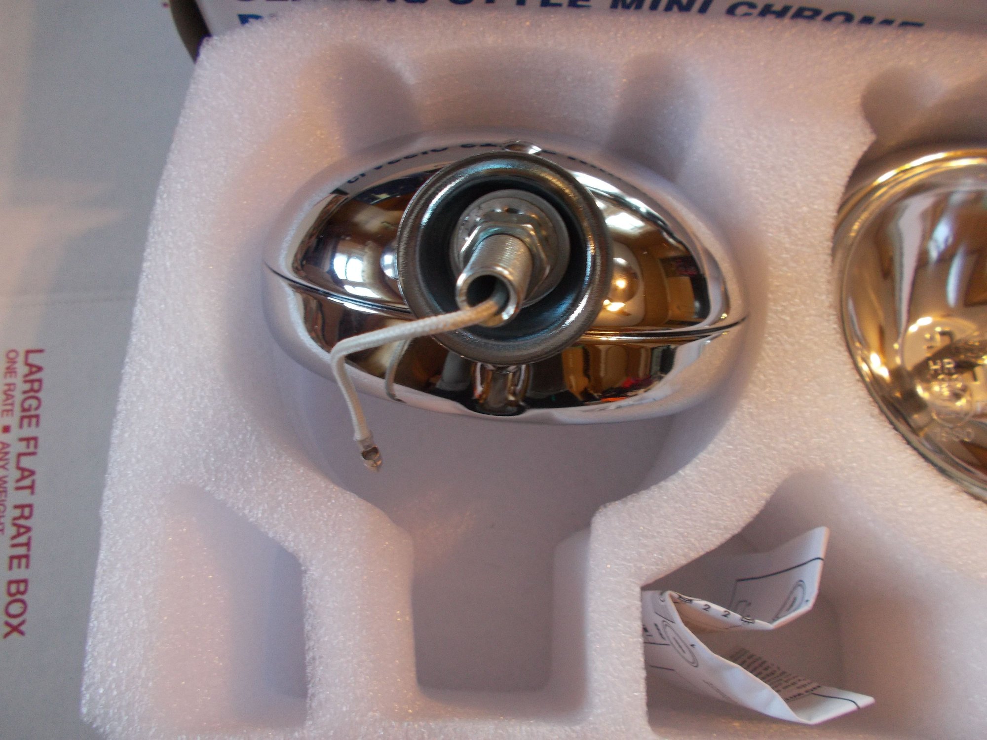 Wipac 5 Inch Diameter Classic Style MINI Cooper Chrome Driving Lights