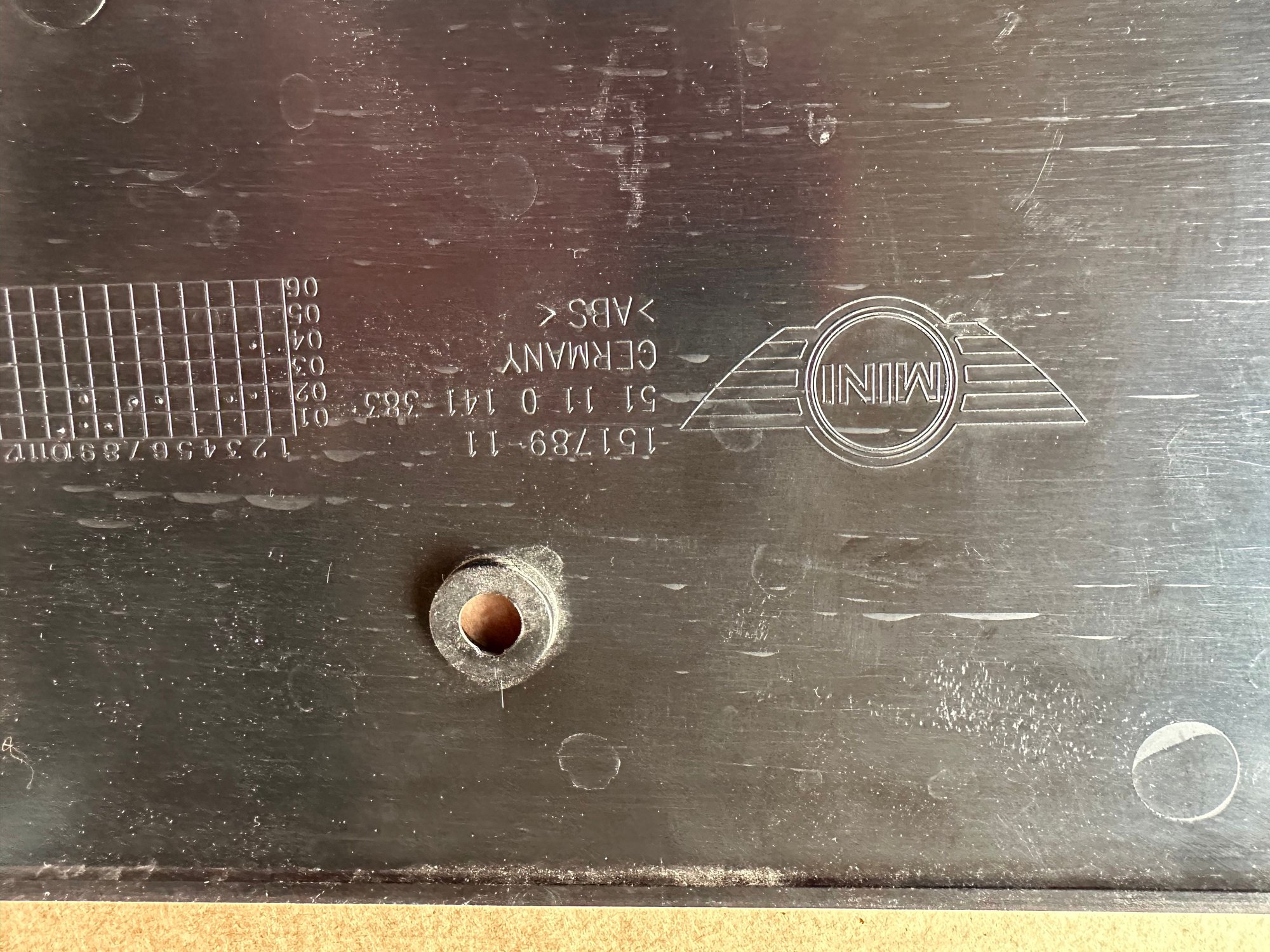 Exterior Body Parts - R53 Euro Genuine front license plate frame for Aerokit - New - 2002 to 2006 Mini R53: "Mk I" Mini Cooper S - Montreal, QC H3H2J2, Canada