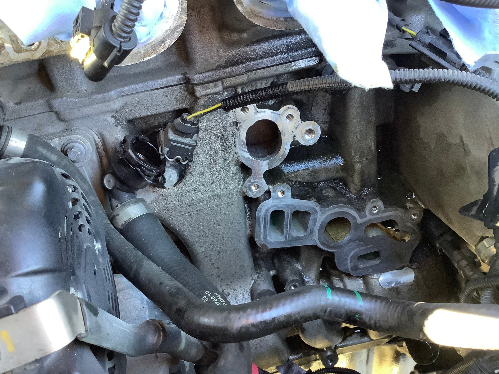 Removed, couple of hard to reach bolts, but no AC line issues.