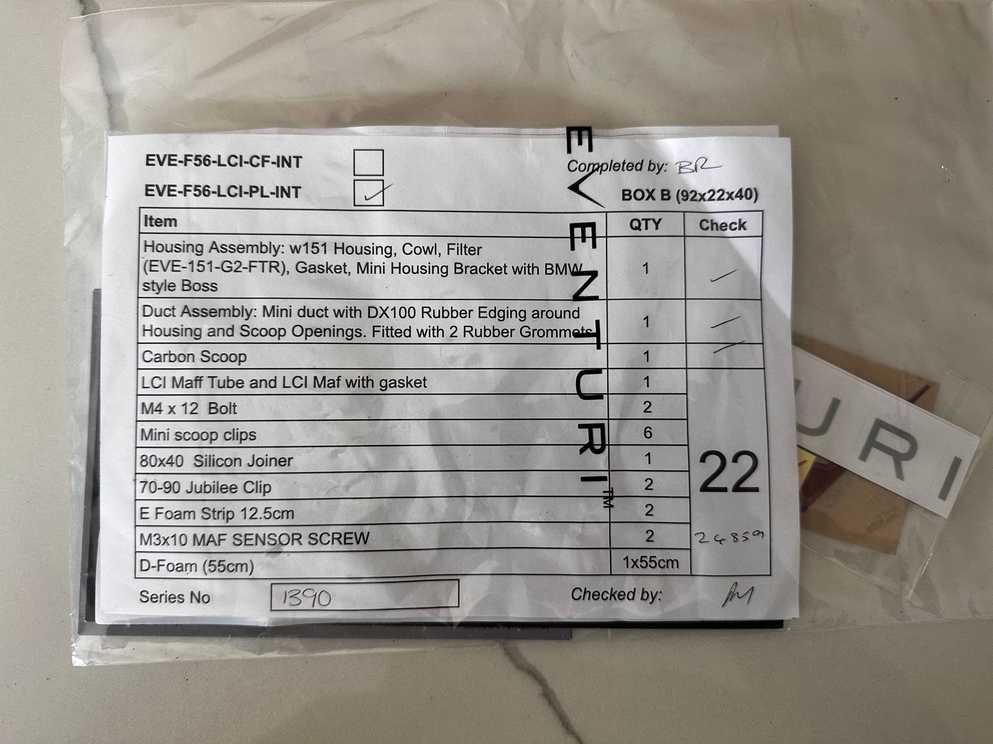 Engine - Intake/Fuel - Eventuri Intake - plastic model, 2019 pre LCI - Used - 2014 to 2019 Mini F56: Mini Hatch/Hardtop - Sacramento, CA 95820, United States