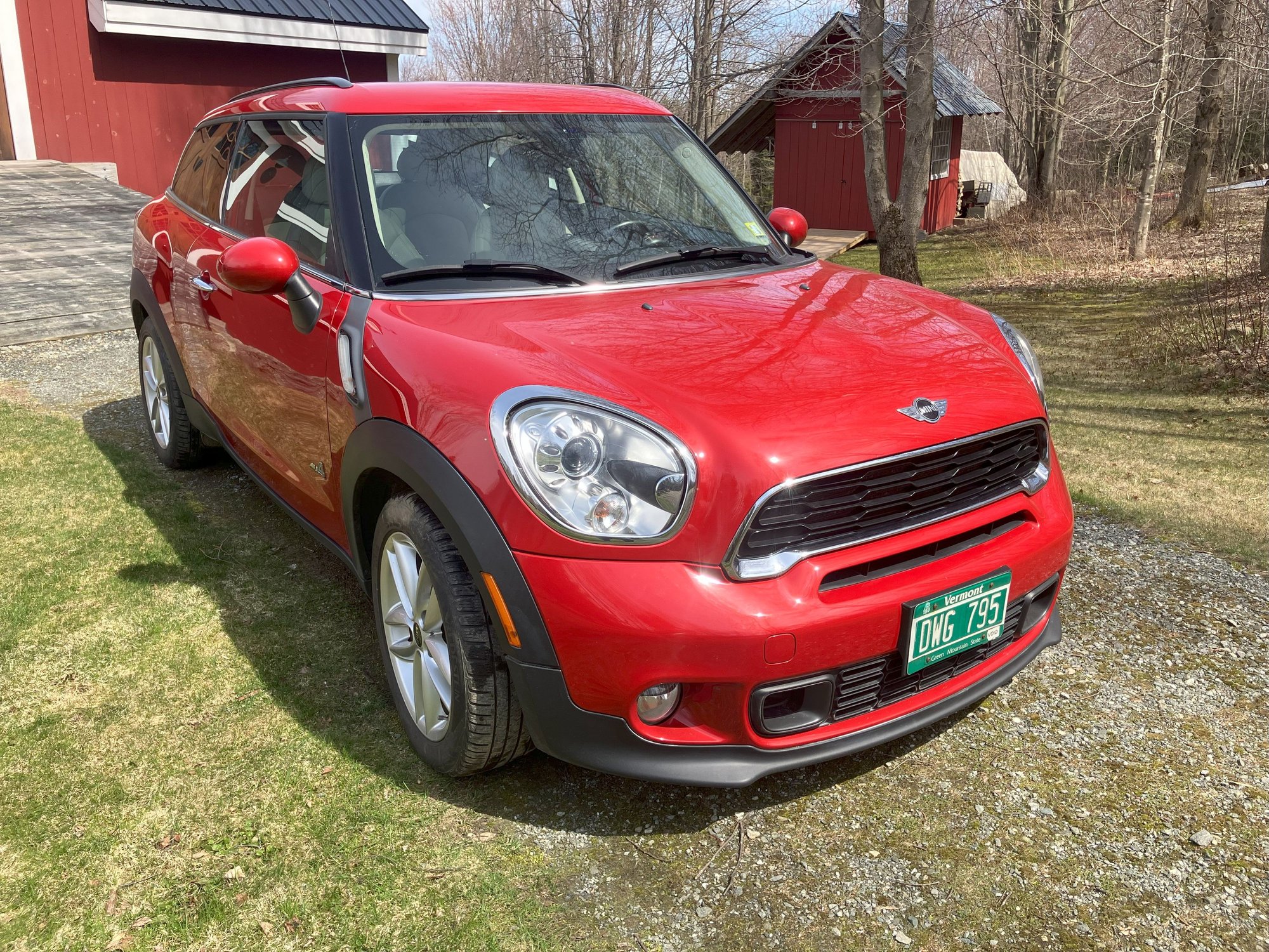 2014 Mini R61: Paceman - Original Owner 2014 Paceman - Used - VIN wMWSS7C55EWN70578 - 4 cyl - AWD - Manual - Coupe - Red - Jay, VT 05859, United States