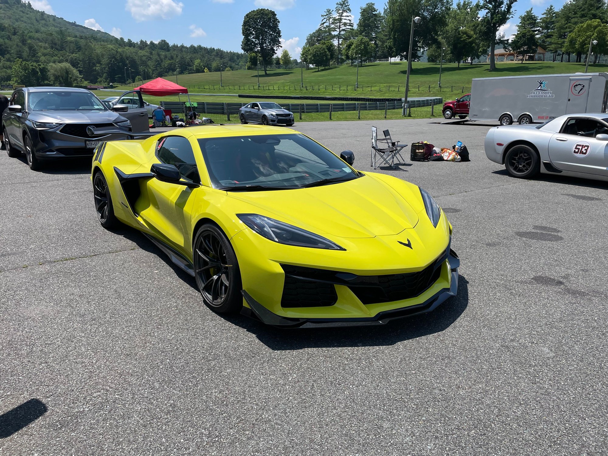 A very fast C8 Z06 Corvette