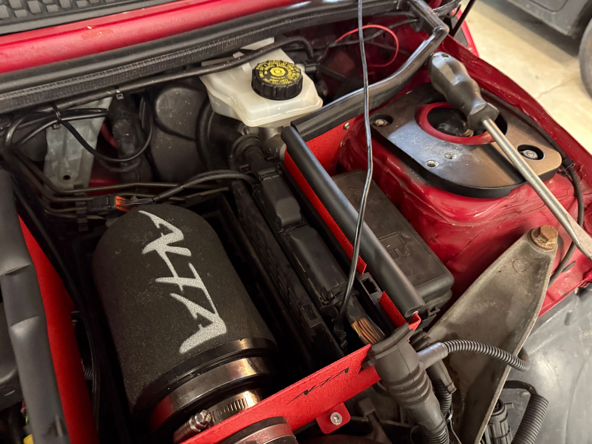 ECU installed, will need to find a way to run this USB cable into the cabin.