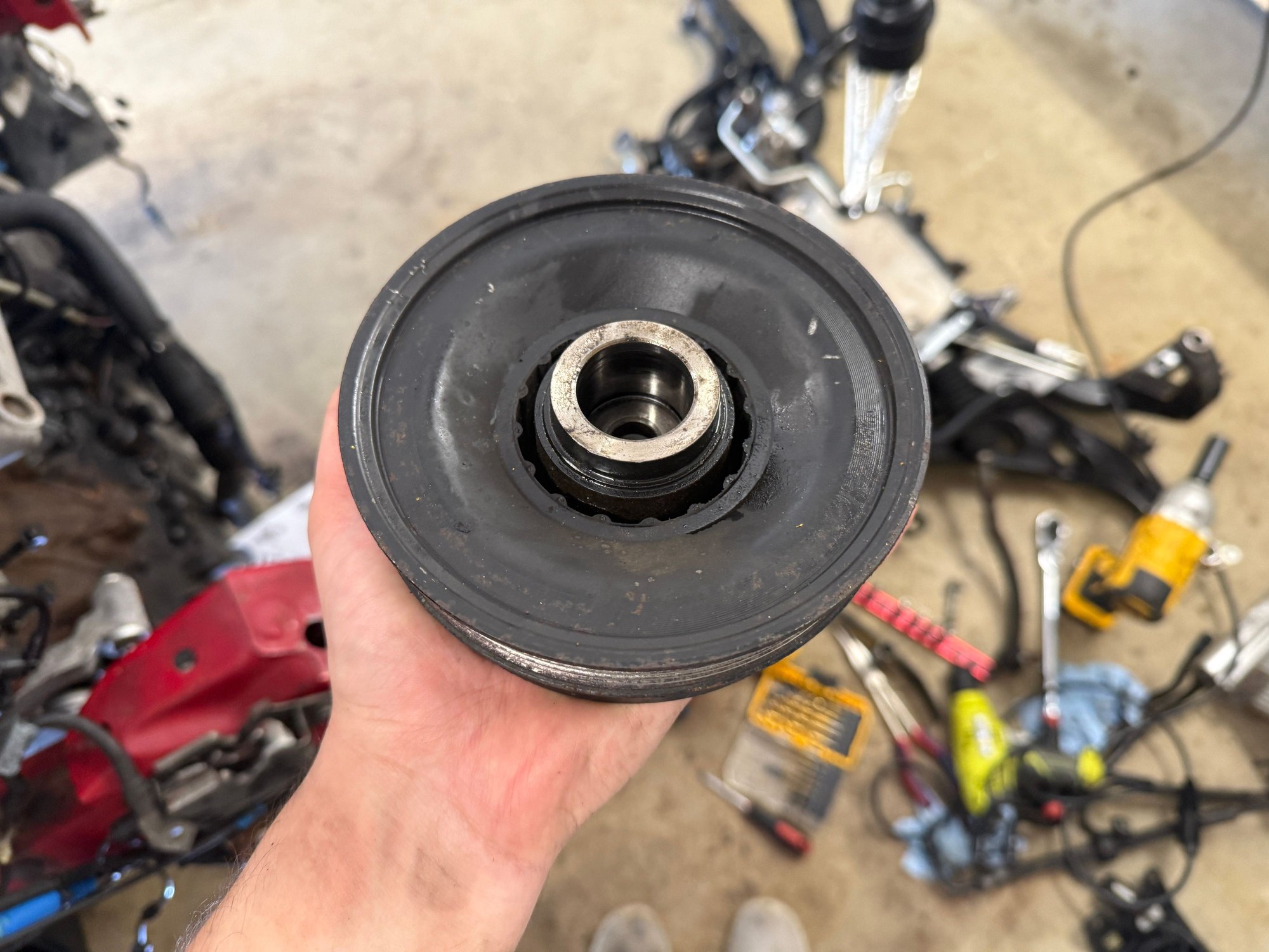 Original harmonic balancer in excellent shape