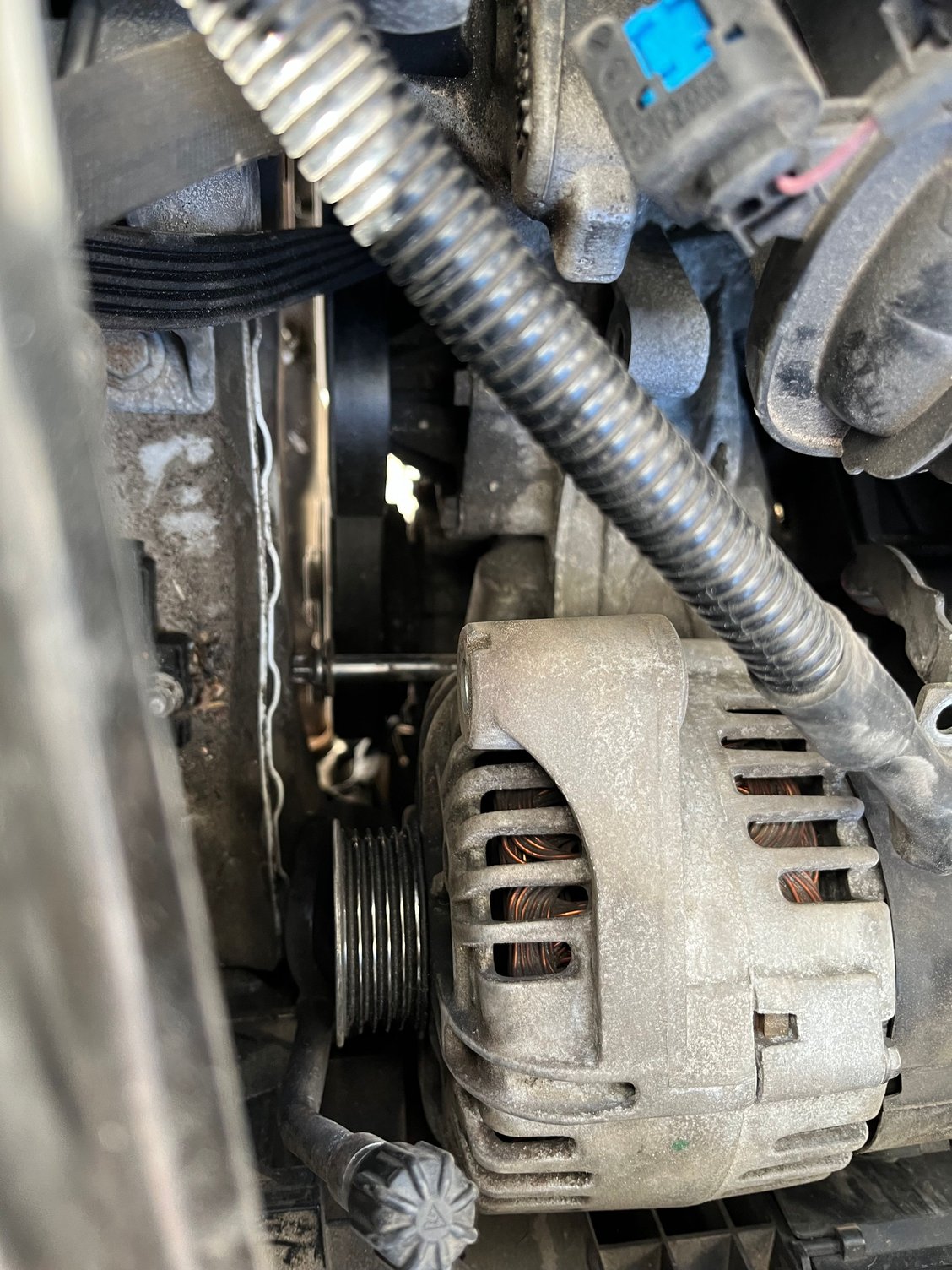 frame and alternator
