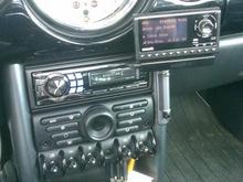 In-Car Entertainment Image 
Alpine CDA-9885 head unit; Sirius Sportster5 satellite receiver.