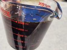 Color of old fluid at 25k miles.