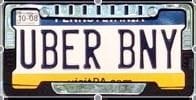 UberBny plate