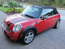 2009 MINI Convertible, new to me in December 2013, had 27000 miles.