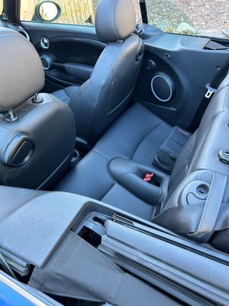 Very nice, clean interior.