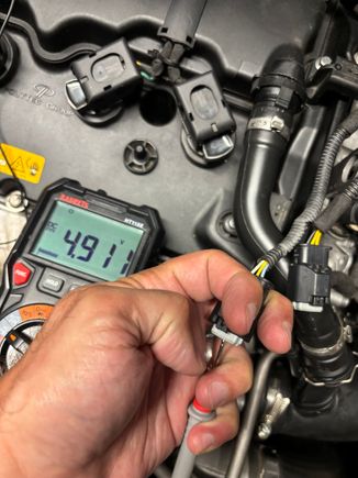 Camshaft sensor exhaust