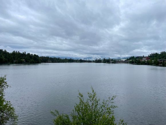 The view of the lake from our room