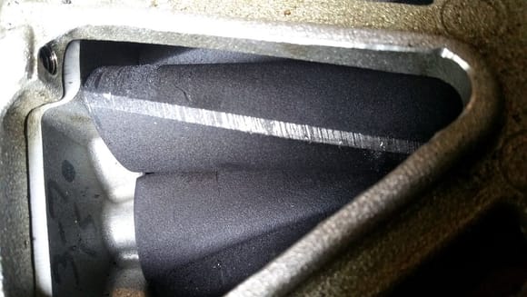 As seen here: There is some obvious wear on the knife edge on some of the rotors. The above image is the most noticeable example. Is that normal wear?